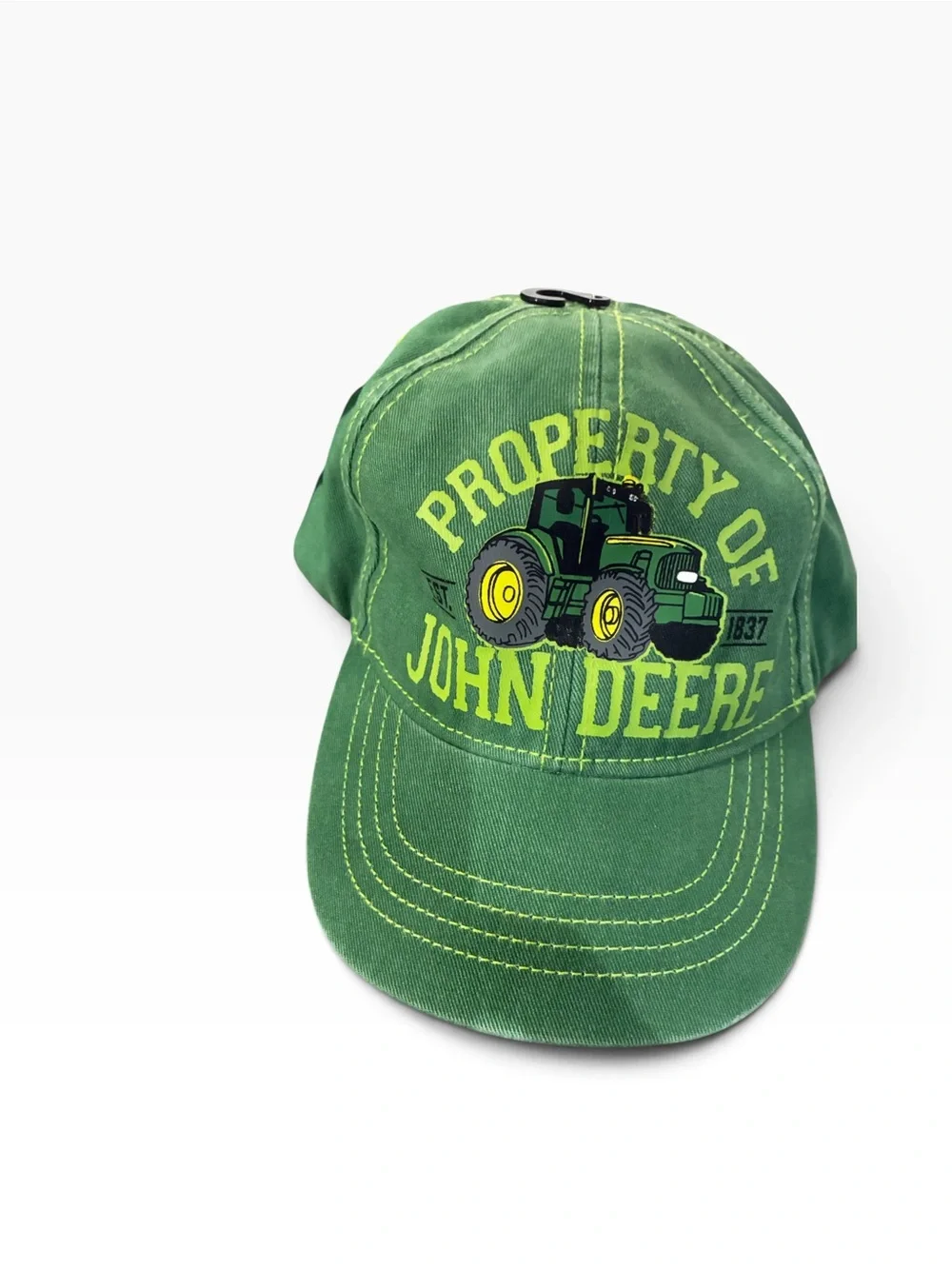 John Deere Green and Yellow Kids' Tractor Hat